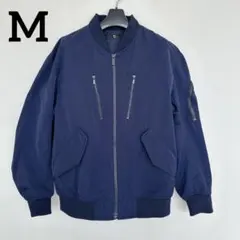 美品 UNIQLO ＋J オーバーサイズブルゾン　MA1 ネイビー M