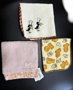 Afternoon Teaほか タオルハンカチ 3枚セット　未使用