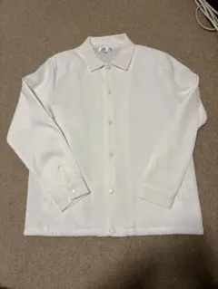 長袖　シャツ　ホワイト　白