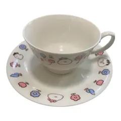 うさまる　10周年グッズ　ティーカップ&ソーサー ちびちびうさまる 空の旅 カップ&ソーサー - メルカリ