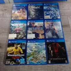 PS4ゲームソフト9本まとめ売り