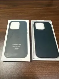 Apple iPhone 14 Pro レザーケース フォレストグリーン