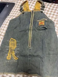 デニム ジャンバースカート