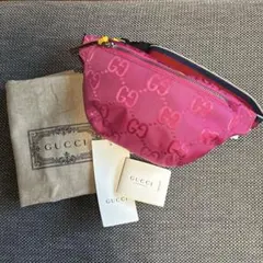 【希少】 GUCCI ボディバッグ ウエストポーチ ショルダーバッグ ピンク 希少】 GUCCI ボディバッグ ウエストポーチ ショルダーバッグ ピンク