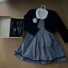 【120cm】hiromichi nakanoフォーマルワンピース 靴セット
