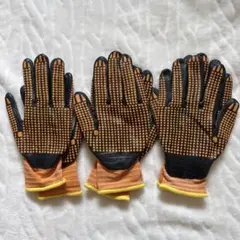 작업용 장갑, 3 개 세트, 미끄럼 방지, 원예 작업, 농장 작업, 소형