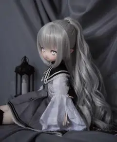 AX67 BJD 1/3 人形 ドール　用ウィッグ カツラ 耐熱 ハンドメイド