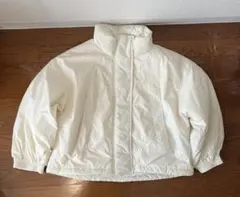 中綿ショートブルゾン　アイボリー
