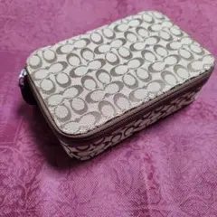 Coach ジュエリーケース ベージュ