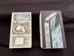 Apple iPhone4 の 充電器・USBケーブル・イヤフォン・箱