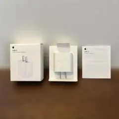 新品・未使用アップル純正USB-C 20W Power Adapter タイプC