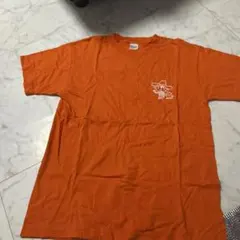 Printstar Tシャツ オレンジ カウボーイ 犬