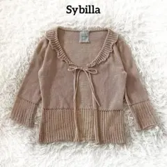 シビラ クロシェ編みボレロ ショート丈 アイボリー Mサイズ - メルカリ