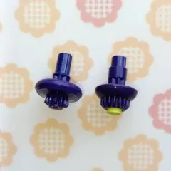 ベイブレードX　エレベートビット　ラバーアクセルビット　セット　紫