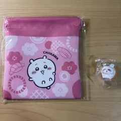 ちいかわ びっくらぽん　巾着　モモンガ