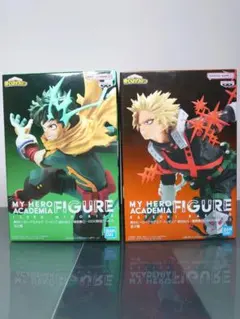 GIGO限定僕のヒーローアカデミア 緑谷出久爆豪勝己フィギュアセット！