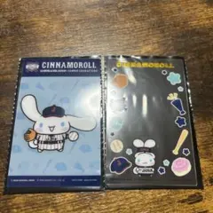 サンリオ　タイトーくじ　シナモロール　クリアカードセット