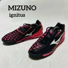 希少✨️サッカーシューズ ブラック ピンク フットサル　イグニタス　26.5cm