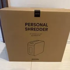 マテウス　未使用品　アイリスオーヤマ  シュレッダー　P6HCS-B Amazon | アイリスオーヤマ 静音シュレッダー 家庭用 細断枚数6