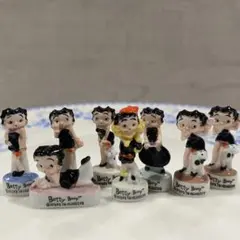 フェーブ　ベティちゃん8体　フェーヴ Betty Boop 置物インテリアのサムネイル