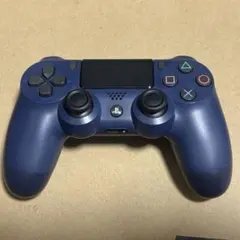 【美品】DUALSHOCK4 ミッドナイト・ブルー コントローラー