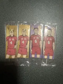 ハイキュー！！　プロテインバー　ステッカー　山本猛虎 福永招平