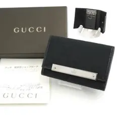 ✨新品未使用・箱付き✨　GUCCI キーケース　キーリング　GGライン　6連