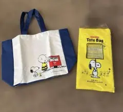 【2点セット】トートバッグ　スヌーピー　ミッキーマウス