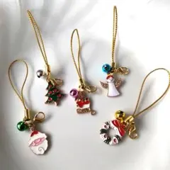 クリスマスモチーフチャームセット 5点