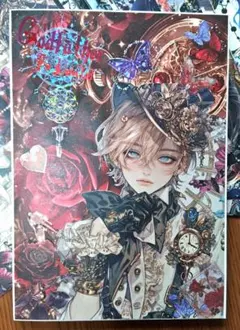 おすそ分けコラージュ見開きファイル 男の子 a５３