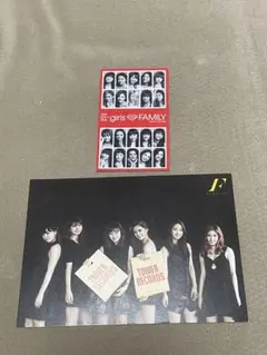 E-girls　Flower　ポストカード　カード