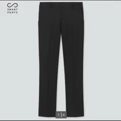 UNIQLO スマートアンクルパンツ　ブラック　オフィスカジュアル