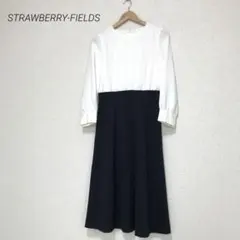 STRAWBERRY-FIELDS ストロベリフィールズ　ドッキングワンピース