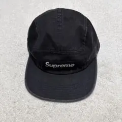 Supreme Washed Chino Twill CampCap Black