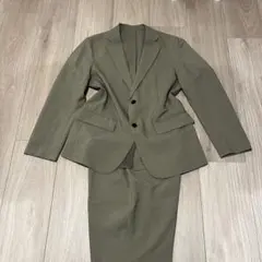 【美品】GU セットアップスーツ ベージュ ビジネス