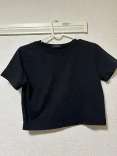 JEANASIS 半袖 クロップドTシャツ ブラックのサムネイル