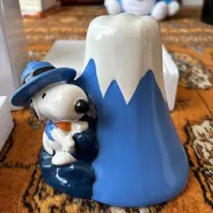 新品・ 미사용 ・スヌーピー「陶器・世界遺産日本一富士山バンク 大