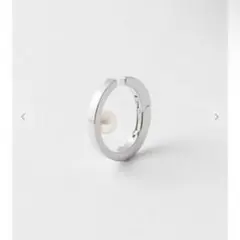 Jouete シルバー フープイヤーカフ