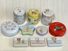 リラックマ　お菓子空き缶コレクション　10個セット　美品　コリラックマのサムネイル