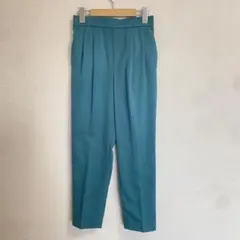 GLOBAL WORK ウツクシルエット テーパードパンツ【S】 グリーン