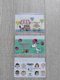 匿名発送 スヌーピー マイナンバーカードケース 3枚セット ピーナッツ 未使用
