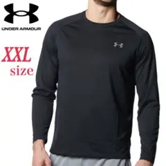 新品未使用　アンダーアーマー テック 2.0 長袖 Tシャツ XXL ブラック