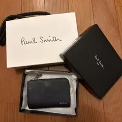 paulsmith フォールデッドエッジ コイン&キーケース - メルカリ