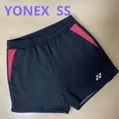 美品☆YONEX ショートパンツ JP SS 黒/ピンク