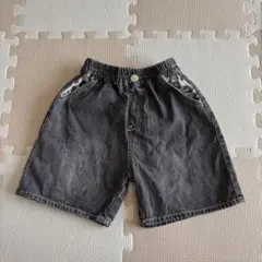 RELA. リラ ブラックデニム ショートパンツ 90cm