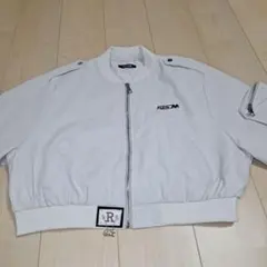 ノンヘッジ ベージュ ブルゾン ジャンパー クロップド丈 レディース