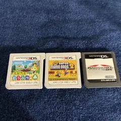 3DS DS ソフト3本セット どうぶつの森 スーパーマリオ マリオカート