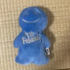 Mr. Friendly ぬいぐるみ 青 約20cm