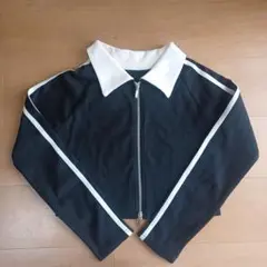 クロップド丈ジャージ長袖トップス 　GRL