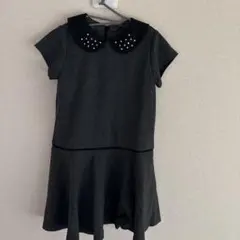 新品未使用　BeBe グレー ワンピース 110cm